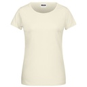 T-shirt Damski Klasyczny JN8007 - Vanilla