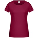 T-shirt Damski Klasyczny JN8007 - Wine