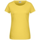 T-shirt Damski Klasyczny JN8007 - Yellow