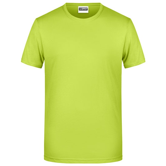 T-shirt Meski Klasyczny Odprowadzajacy Wilgoc JN8008 - Acid Yellow