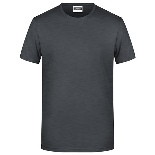 T-shirt Meski Klasyczny Odprowadzajacy Wilgoc JN8008 - Black Heather