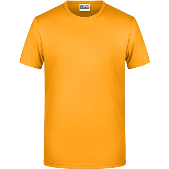 T-shirt Meski Klasyczny Odprowadzajacy Wilgoc JN8008 - Gold Yellow