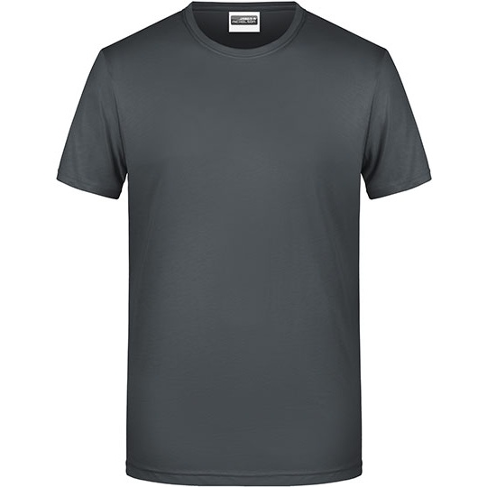 T-shirt Meski Klasyczny Odprowadzajacy Wilgoc JN8008 - Graphite (Solid)