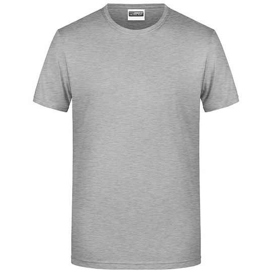 T-shirt męski z bawełny JN8008 - Grey Heather