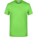 T-shirt Meski Klasyczny Odprowadzajacy Wilgoc JN8008 - Lime Green