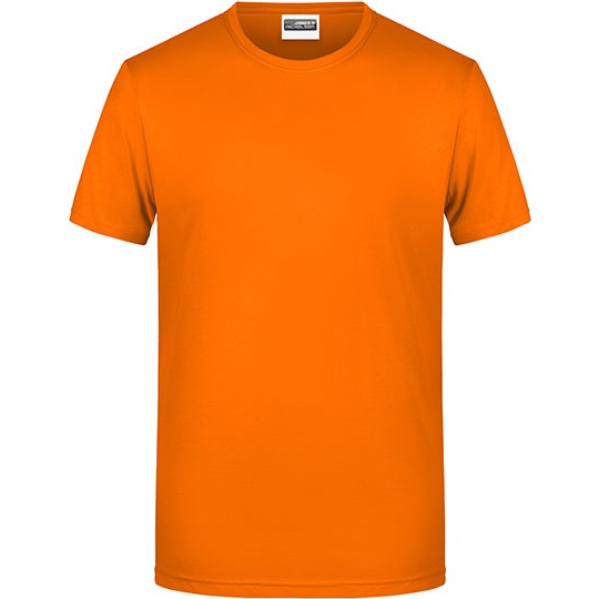 T-shirt Meski Klasyczny Odprowadzajacy Wilgoc JN8008 - Orange