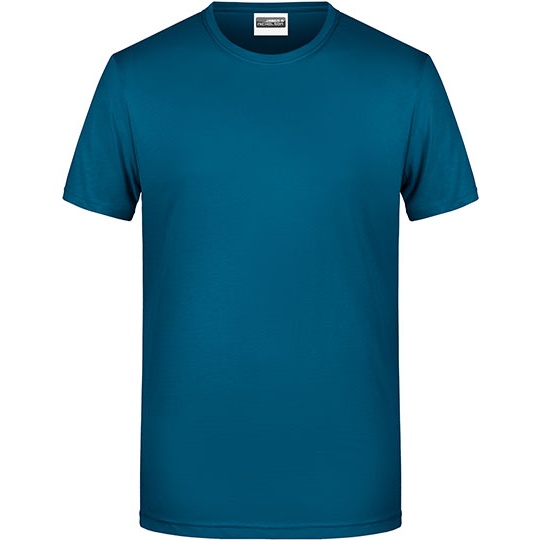 T-shirt Meski Klasyczny Odprowadzajacy Wilgoc JN8008 - Petrol