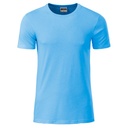 T-shirt Meski Klasyczny Odprowadzajacy Wilgoc JN8008 - Sky Blue