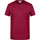 T-shirt Meski Klasyczny Odprowadzajacy Wilgoc JN8008 - Wine