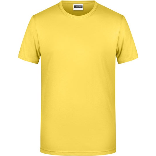 T-shirt Meski Klasyczny Odprowadzajacy Wilgoc JN8008 - Yellow