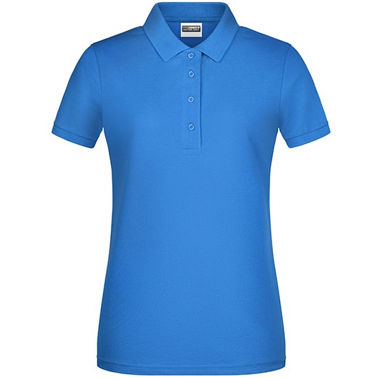 Koszulka Polo Damska Slim Pique JN8009 - Cobalt