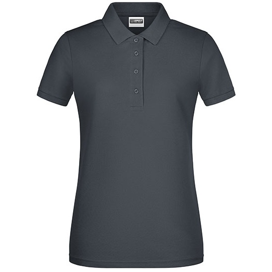 Koszulka Polo Damska Slim Pique JN8009 - Graphite (Solid)