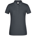 Koszulka Polo Damska Slim Pique JN8009 - Graphite (Solid)