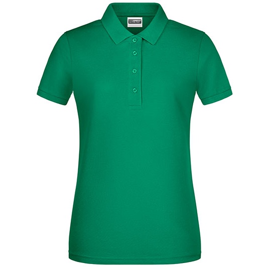 Koszulka Polo Damska Slim Pique JN8009 - Irish Green