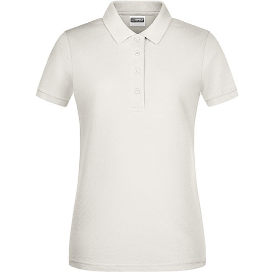 Koszulka Polo Damska Slim Pique JN8009 - Natural