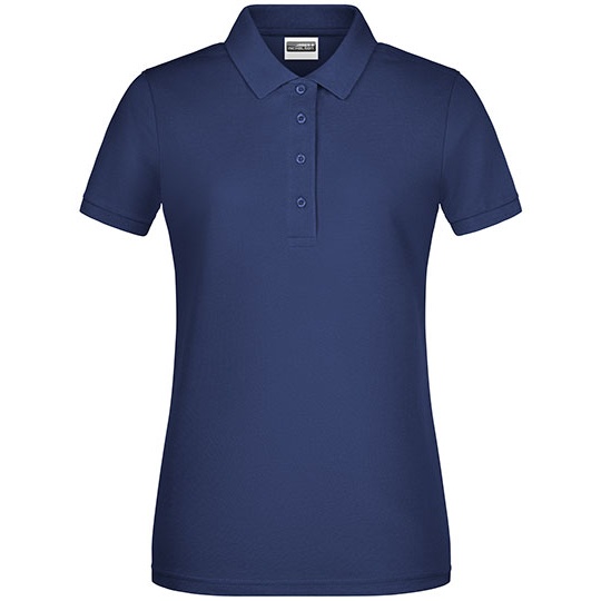 Koszulka Polo Damska Slim Pique JN8009 - Navy