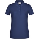 Koszulka Polo Damska Slim Pique JN8009 - Navy