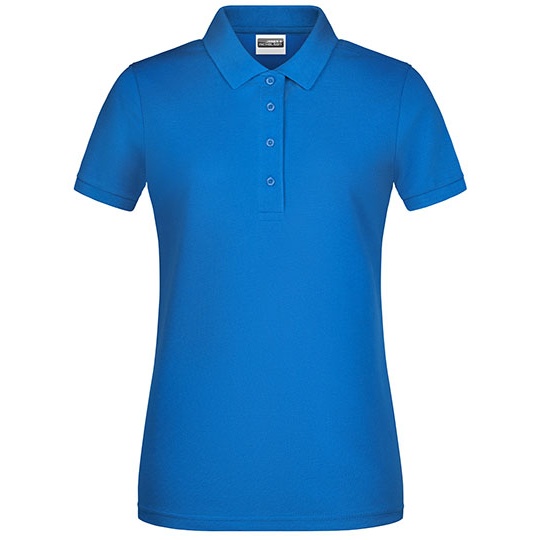 Koszulka Polo Damska Slim Pique JN8009 - Royal
