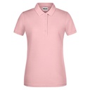 Koszulka Polo Damska Slim Pique JN8009 - Soft Pink