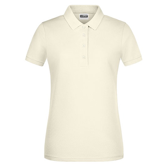 Koszulka Polo Damska Slim Pique JN8009 - Vanilla