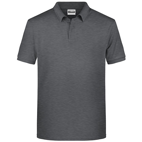 Koszulka Polo Meska Melanzowa JN8010 - Black Heather