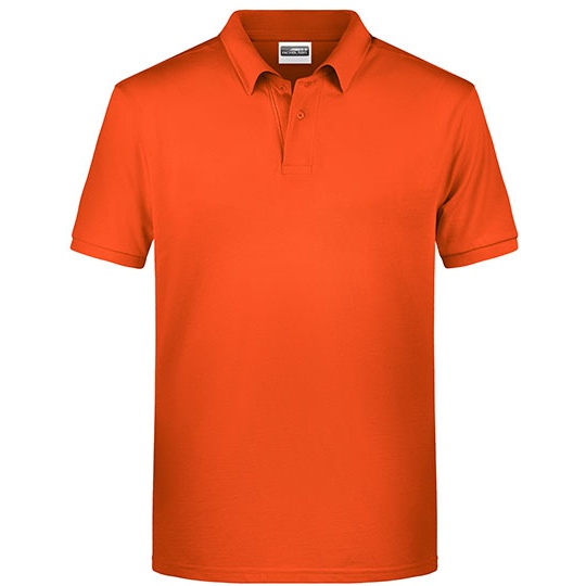 Męska melanżowa koszulka polo JN8010 - Dark Orange
