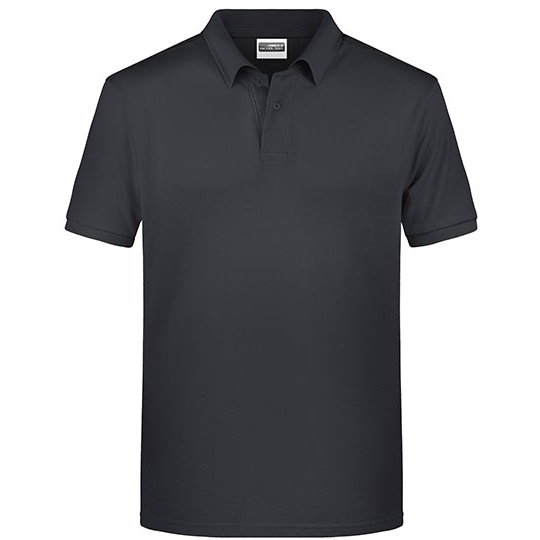 Męska melanżowa polo JN8010 - Graphite (Solid)