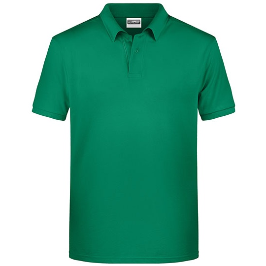 Męska melanżowa koszulka polo JN8010 - Irish Green