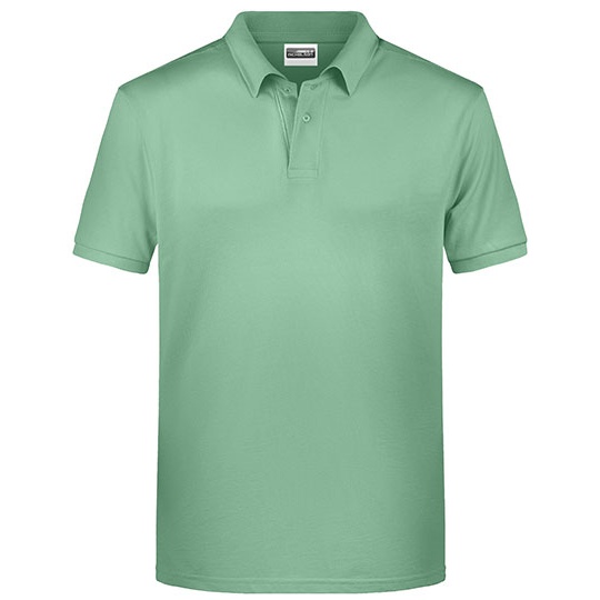Koszulka Polo Męska Melanżowa JN8010 - Jade Green