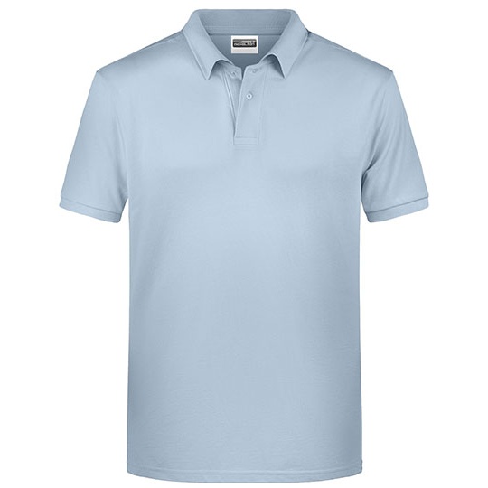 Koszulka Polo Męska Melanżowa JN8010 - Light Blue