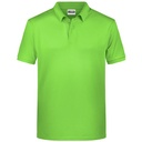 Koszulka Polo Męska Melanzowa JN8010 - Lime Green