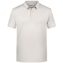 Koszulka Polo Męska Melanzowa JN8010 - Natural