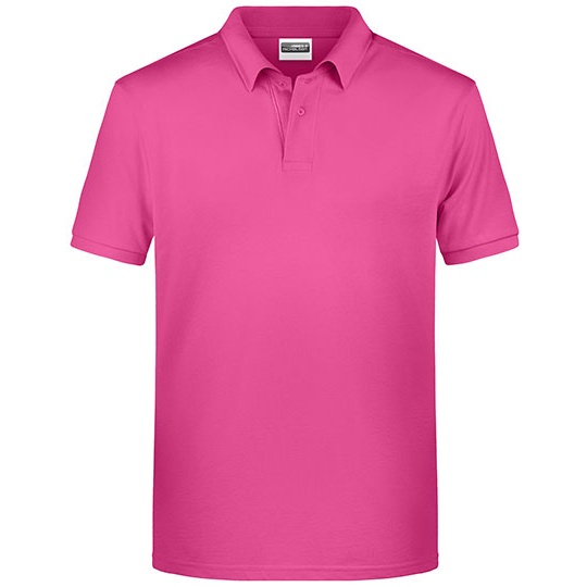 Koszulka Polo Meska Melanzowa JN8010 - Pink