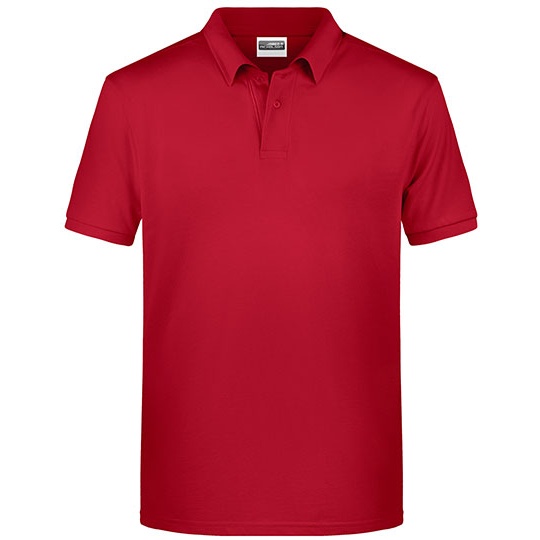 Koszulka Polo Męska Melanżowa JN8010 - Red