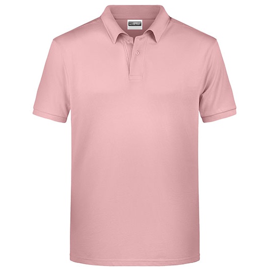 Koszulka Polo Męska Melanżowa JN8010 - Soft Pink