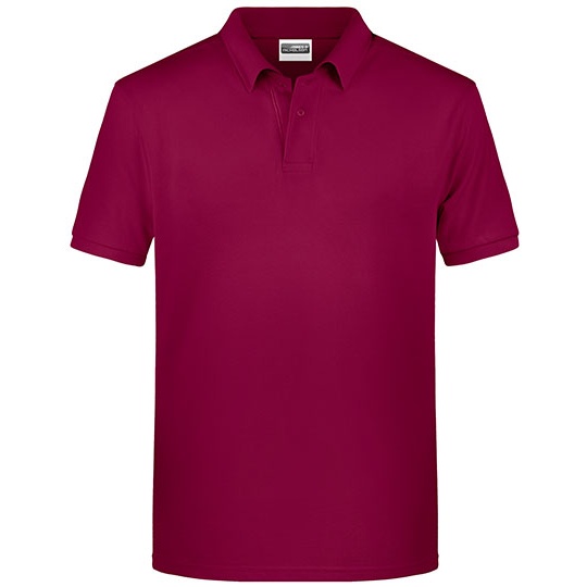 Koszulka Polo Meska Melanzowa JN8010 - Wine