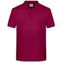 Koszulka Polo Męska Melanzowa JN8010 - Wine