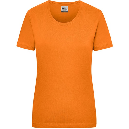 Damski T-shirt Slim JN802 - Orange