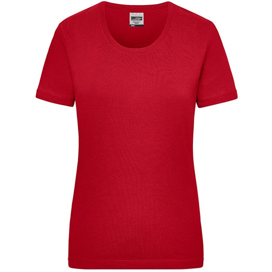 Damski T-shirt Slim JN802 - Red