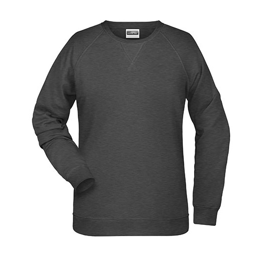 Bluza Damska Slim Bawelniana JN8021 - Black Heather