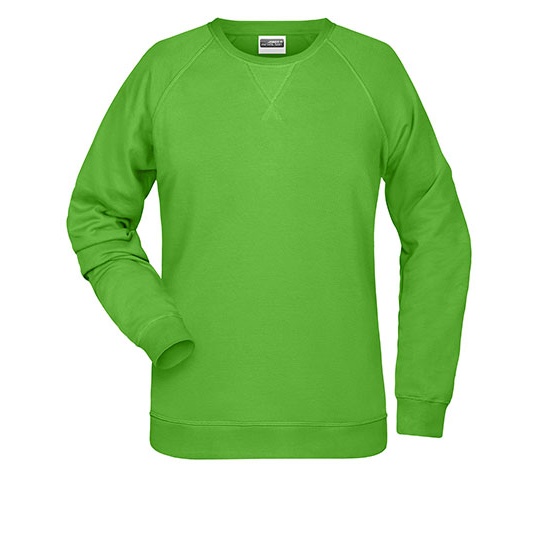 Bluza Damska Slim Bawelniana JN8021 - Lime Green