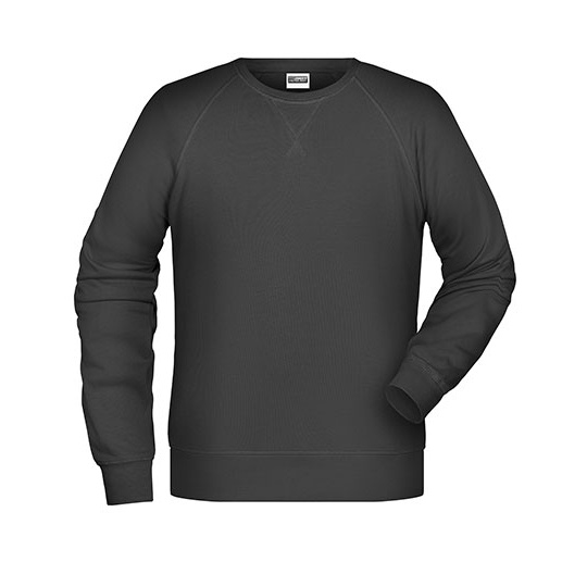 Bluza Meska Raglanowa Bawelniana JN8022 - Black