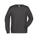 Bluza Meska Raglanowa Bawelniana JN8022 - Graphite (Solid)