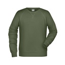 Bluza Męska Raglanowa Bawełniana JN8022 - Olive