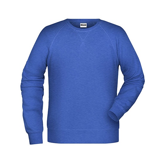 Bluza Meska Raglanowa Bawelniana JN8022 - Royal Heather