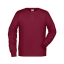 Bluza Męska Raglanowa Bawełniana JN8022 - Wine