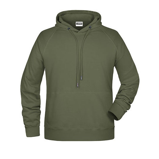 Bluza Meska Casualowa z Kapturem JN8024 - Olive