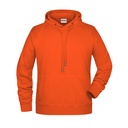 Bluza Męska Casualowa z Kapturem JN8024 - Orange