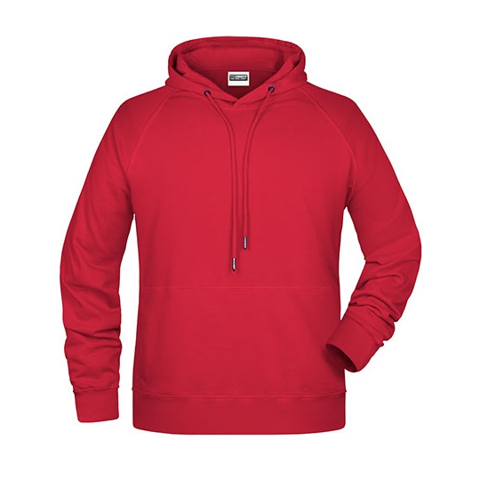Bluza Meska Casualowa z Kapturem JN8024 - Red