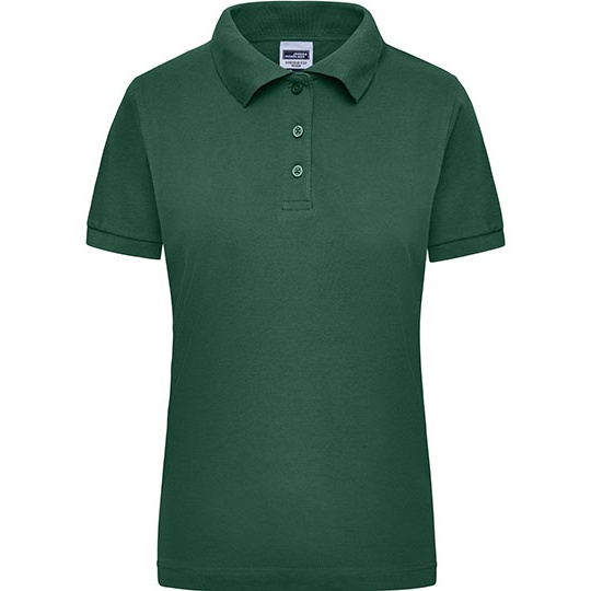 Koszulka Polo Damska Slim Fit JN803 - Dark Green